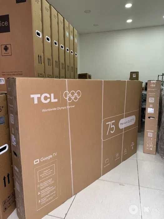 TCL Телевизор 65/75 T6D Smart Tv Премиум QLED TV доставка бесплатно