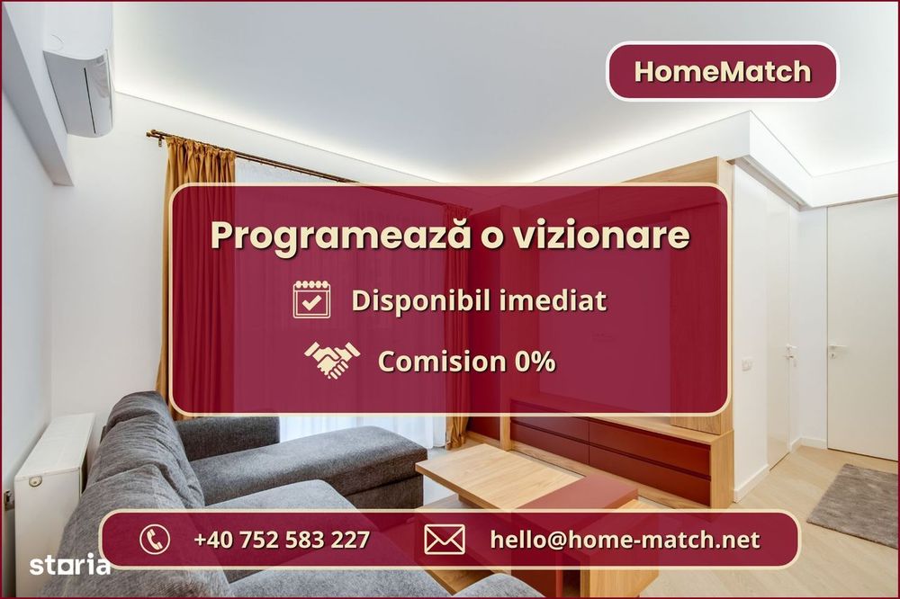 Cortina North || 3 camere || Prima închiriere || Comision 0%