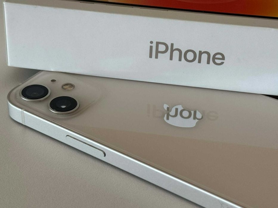 Бартер! Като НОВ! iPhone 12 Mini White (Бял) Нова Батерия!