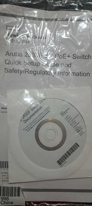 Switch POE Aruba 2930F 8 porturi