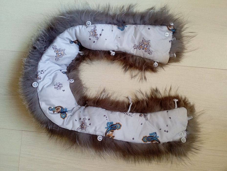 Воротник чернобурки 78 см