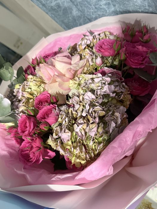 букеты и тюльпаны