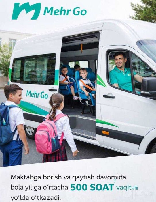 Maktabga olib borish va olib kelish(перевозка детей)Ayol taxi bor