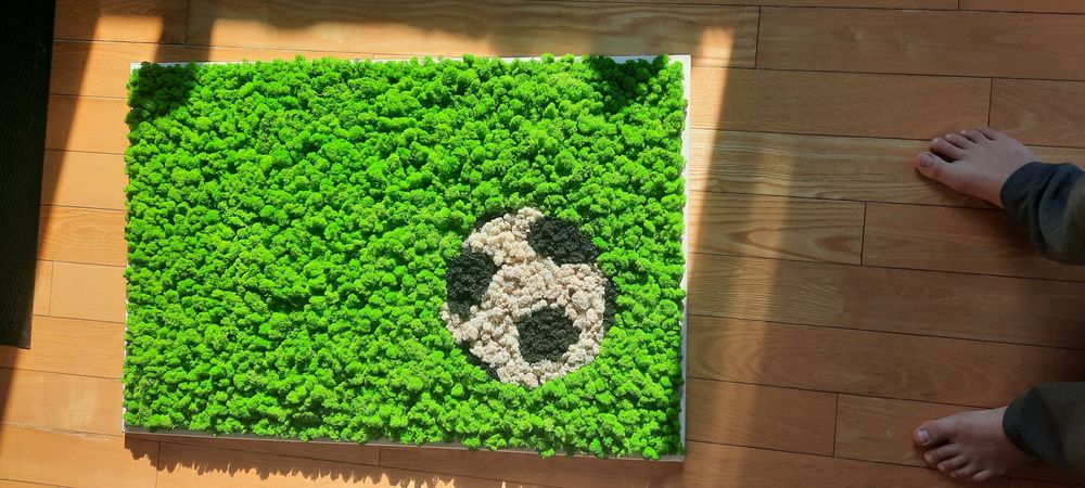 Tablou licheni facut manual