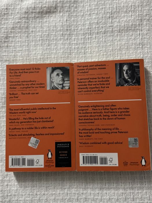 Jordan B. Peterson 12 rules for life, beyond order книги