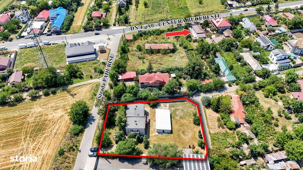 Bloc P+1 | 4 apartamente de 3 camere + Hala productie | Teren 1900 mp