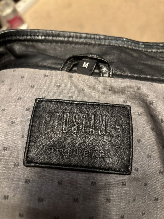 Jacheta din piele de vitel Mustang