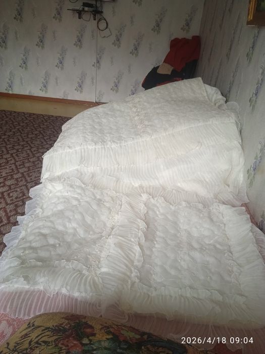 Турецкое покрывало на двух спальную кровать и на 2 подушки с камушками