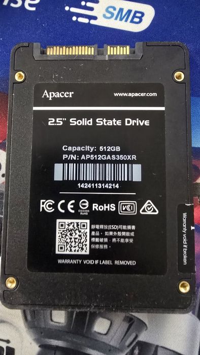 SSD Apacer 512gb SATA