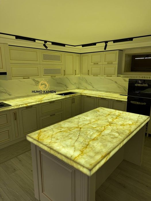 Столешницы, кварц акрил. Любой вид камня