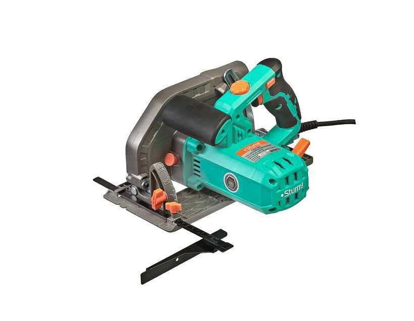 Дисковая циркулярная пила Дск190мм, 160Вт,Пропил 65мм,Пл.Пуск,ЭлктБлк.