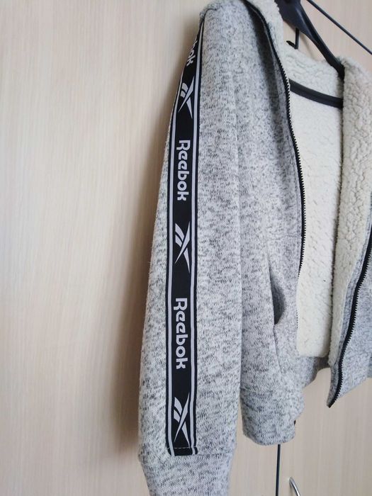 Reebok детски суитшърт, сив