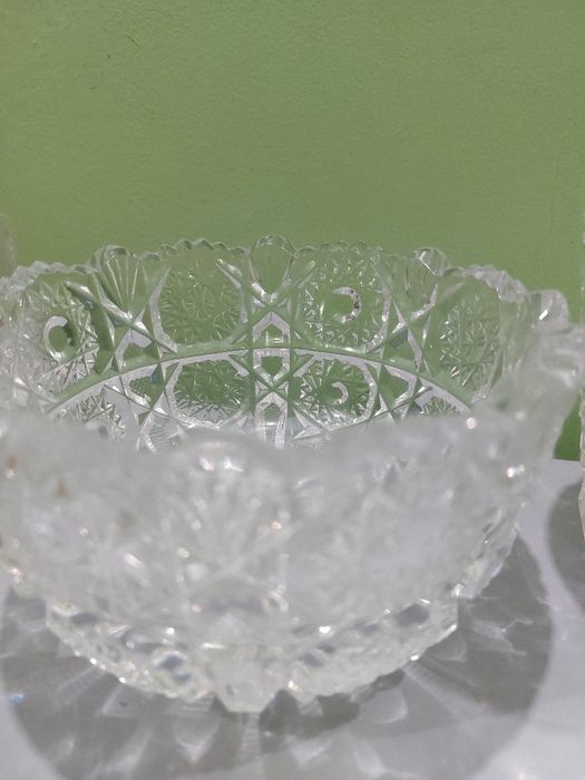 Конфетница стеклянная салатник