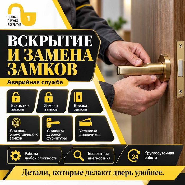Аварийно открыть замок_замена замков_ремонт и врезка_монтаж доводчиков