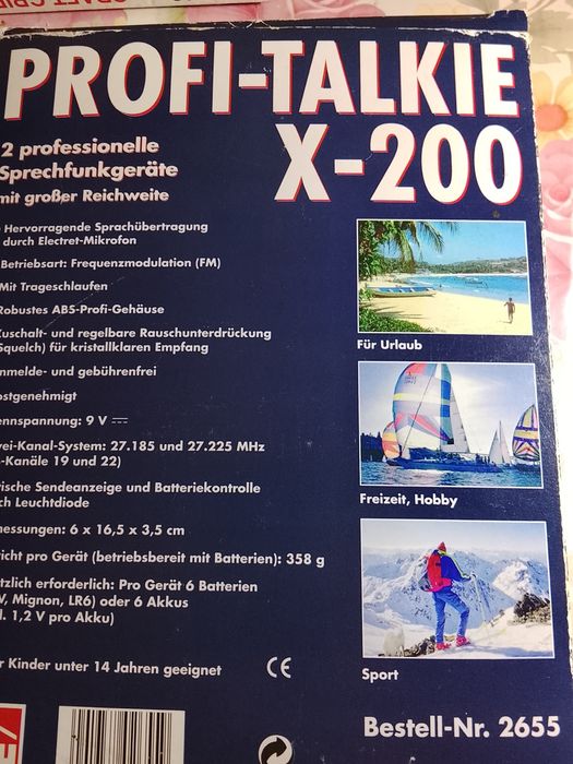 Profi -Talkie X200
