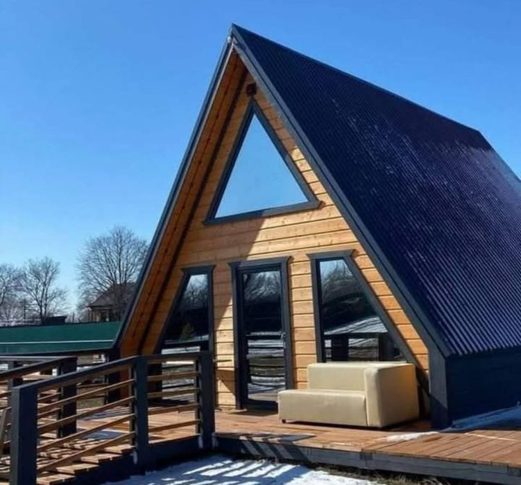 Vand casute din lemn tip A