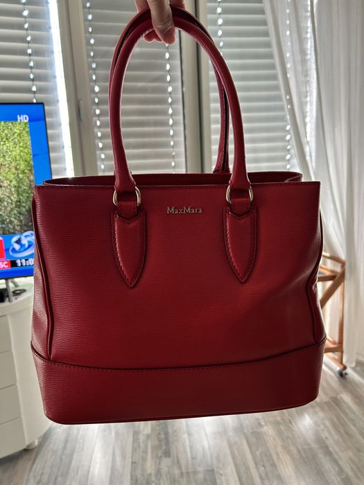 Geanta Max Mara, roșie