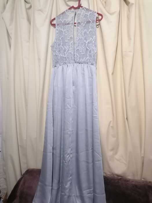 Rochie de seara argintie, mar. 40, noua cu eticheta