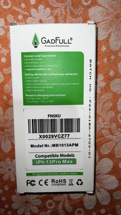 Baterie iphone 13 pro max