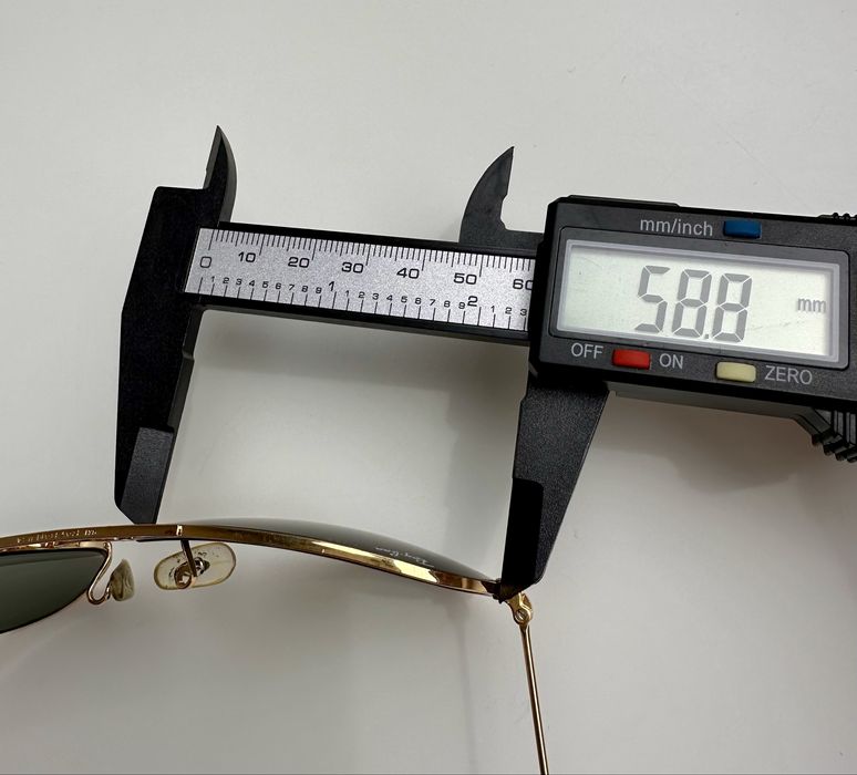 Ray Ban B&L Aviator USA 58-14 G15 винтидж оригинал