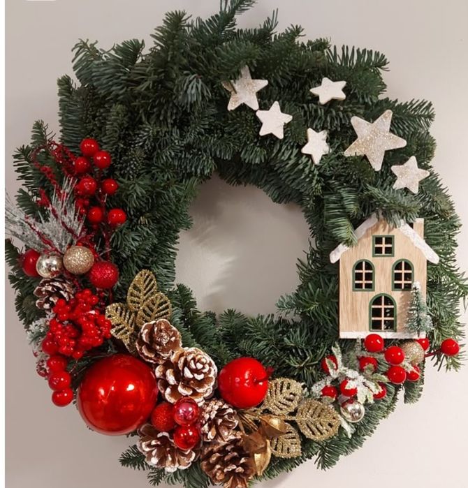 Укрась свой дом к новому году! Венки ручной работы!