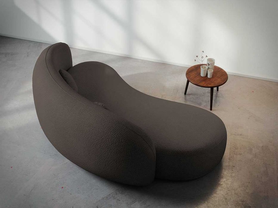 Canapea curbata Lunis maro - Transport Gratuit in 4-10 zile