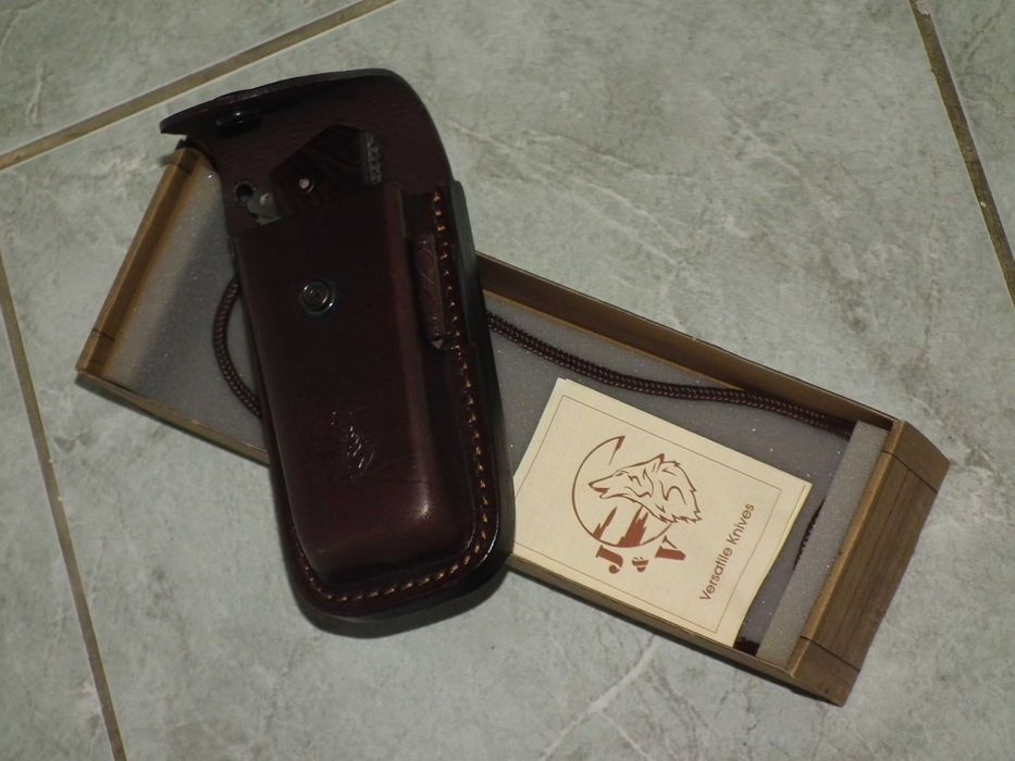Briceag deosebit de masiv J&V Tactical SV2 otel MV-58 4mm. plásele cocobolo, nou , cutie, toc