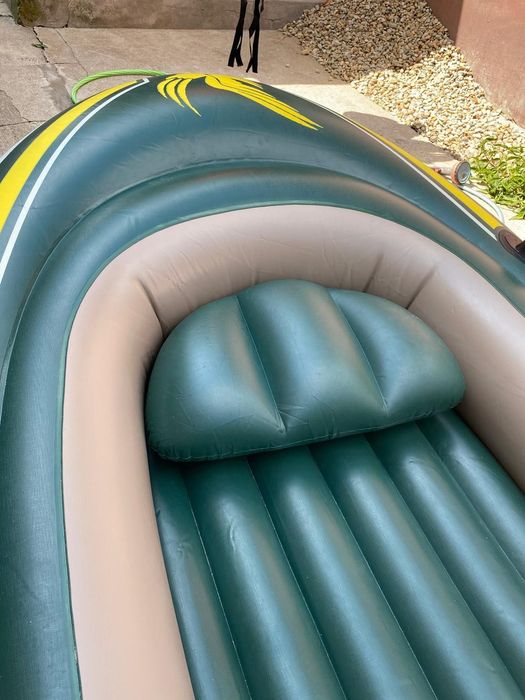 Barcă gonflabilă Intex Seahawk 4 + 2 veste de salvare + vâsle | 4 persoane