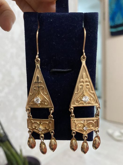 Серьги с бриллиантами эксклюзив