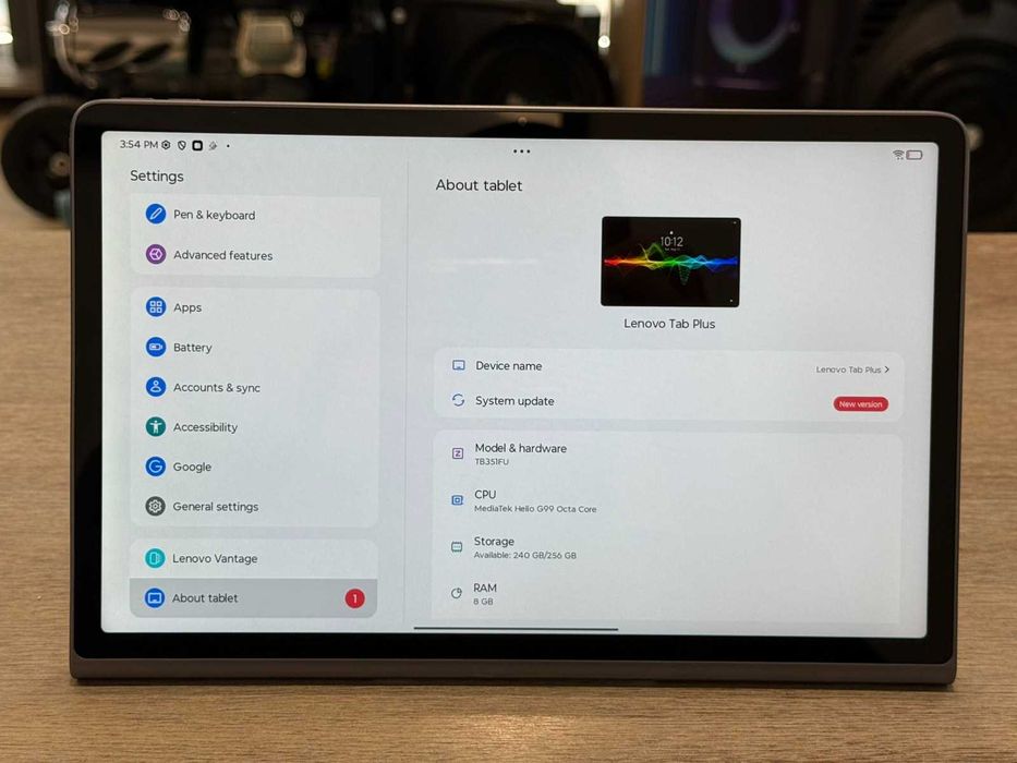 Таблет Lenovo Tab Plus 11.5" 256GB / 8GB RAM – Гаранция