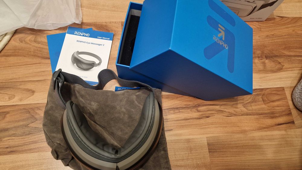 aparat masaj ochi REPHNO 2 r-g006 cu vibratii muzica caldura