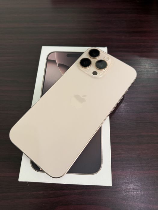 iPhone 16 Pro Max, 256 GB, Desert Titanium, Battery Capacity 100%
