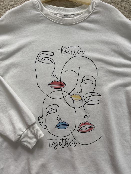 Платье вельюр и Lc waikiki свитшот