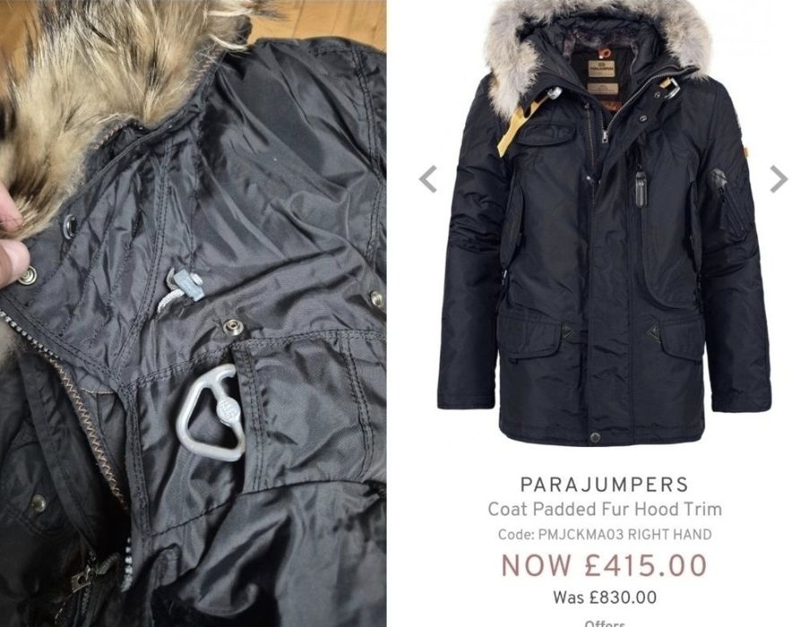 Geacă de lux 2 in 1 Parajumpers Masterpiece Series, Puf, Bărbați - M