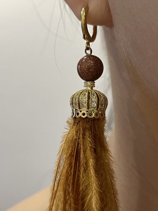 Серьги кисти