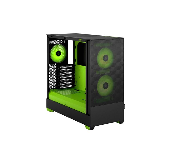 ^Корпус Fractal Design Pop Air RGB-Green Core TG Clear Tint