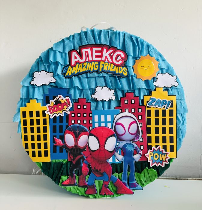 Spidey and his amazing friends пинята Спайди