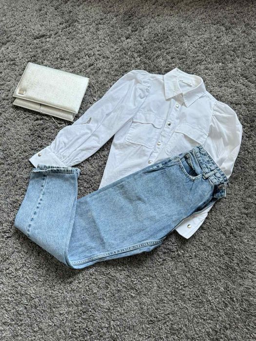 Сет дънки, риза и чанта