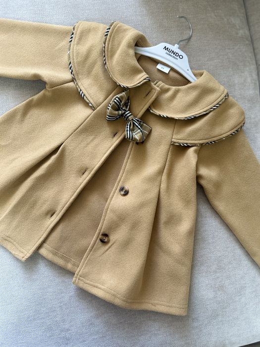 Пальто для девочки + беретик