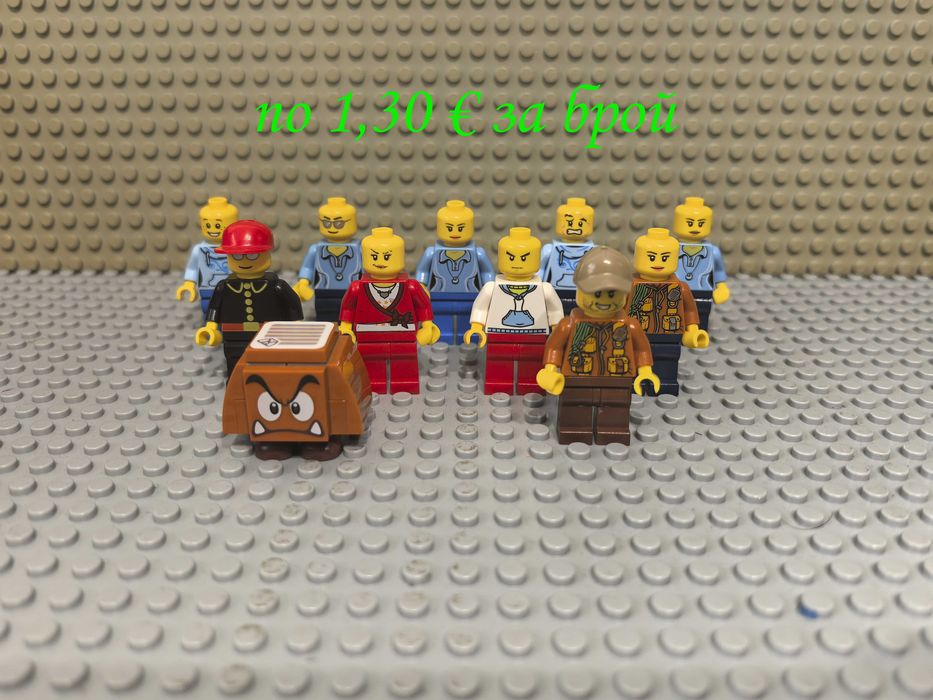 LEGO минифигурки рицари пирати нинджаго космос колекционерски стар уорс уестърн фортнайт властелинът на пръстените други ЧАСТ 3