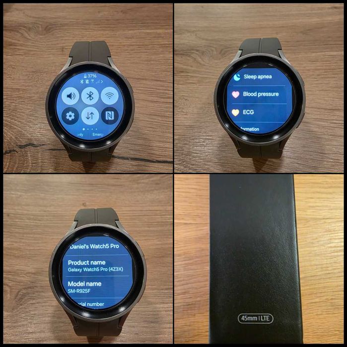 Samsung Galaxy Watch 5 Pro LTE, 45 mm, LTE, Titan / Safir