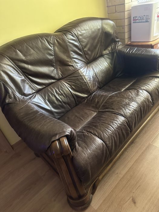 Холова гарнитура естествена кожа