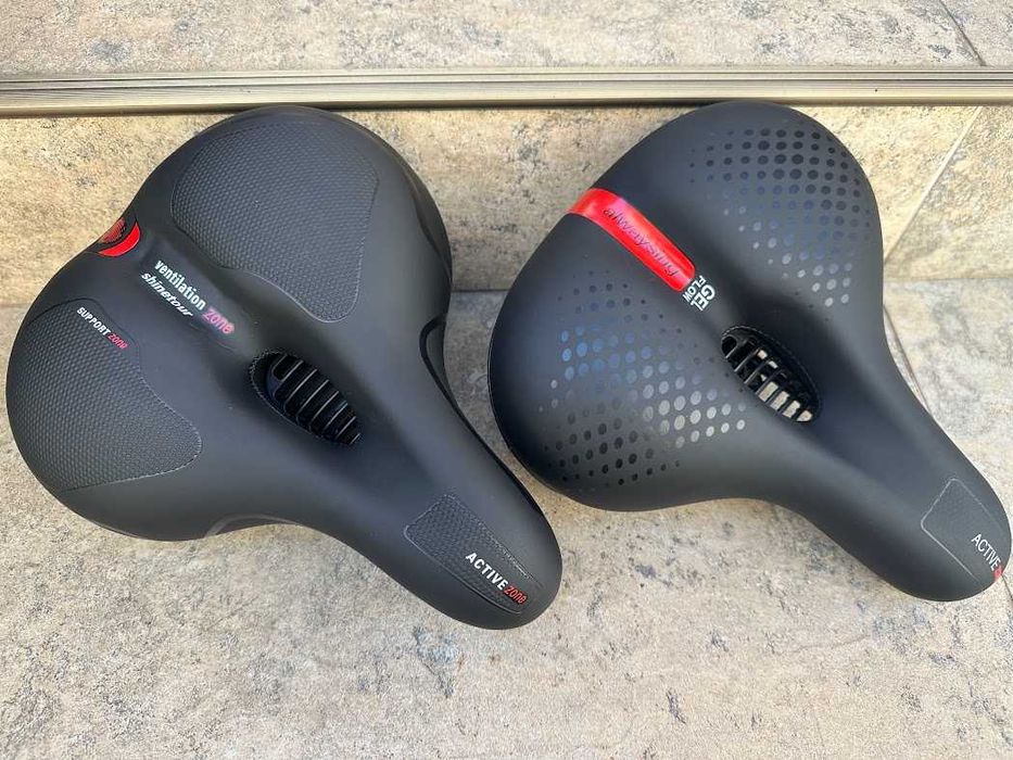 scaun de bicicleta confort cu gel si aerisire