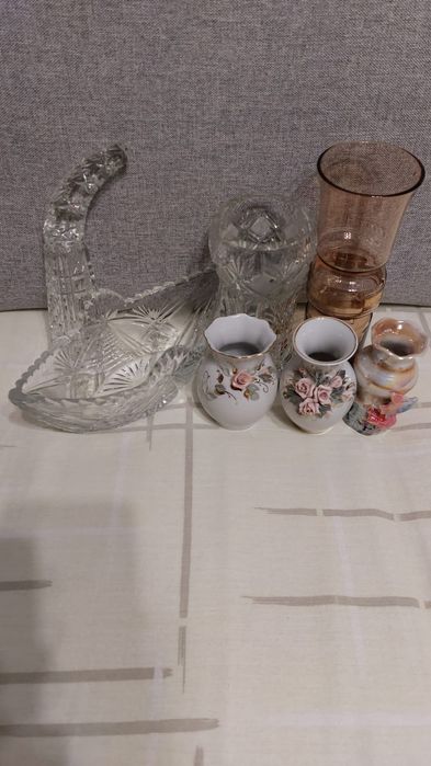 Вазы хрусталь, Ручная работа