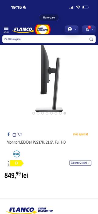 Monitor Dell  2 bucati ,stare buna,doar predare personala zona Targu Mures,multumesc!Pretul este per bucata.