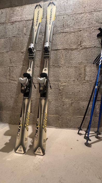 Ски, ски обувки + щеки