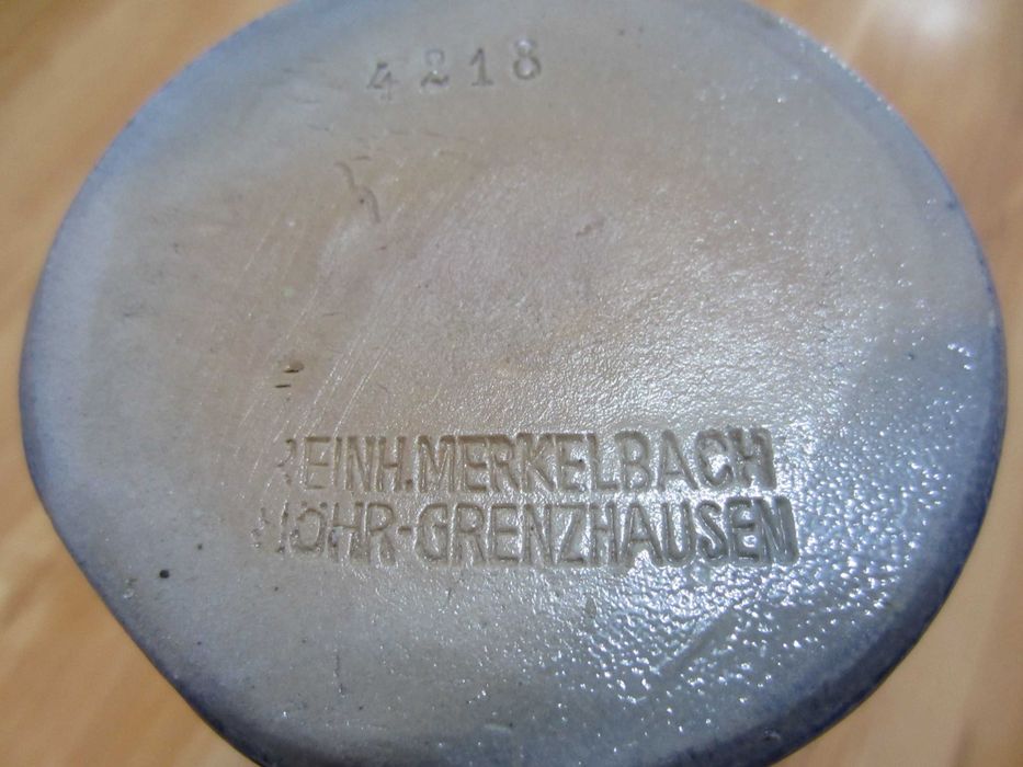 Sticla superba ceramica portelanata,an 1950,marcata - colectie,ieftina