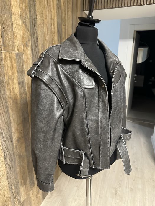 Geaca piele naturala model Manokhi