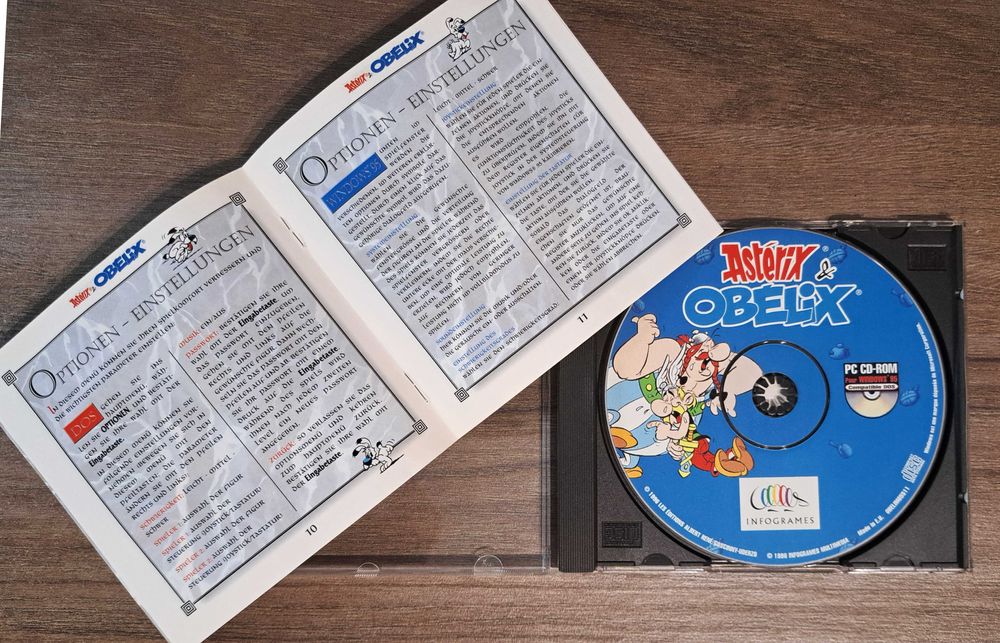 Lot 3 jocuri retro vintage PC (6 CD-uri) - limba germana