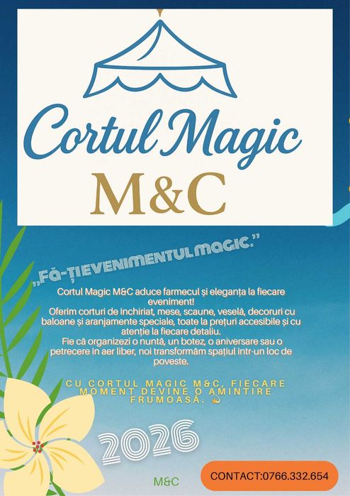 Cort de evenimente disponibil! -NOU -
